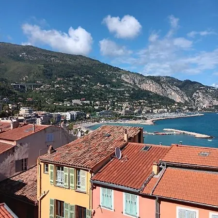 Duplex Vue 50m De La Des Sablettes Lägenhet Menton